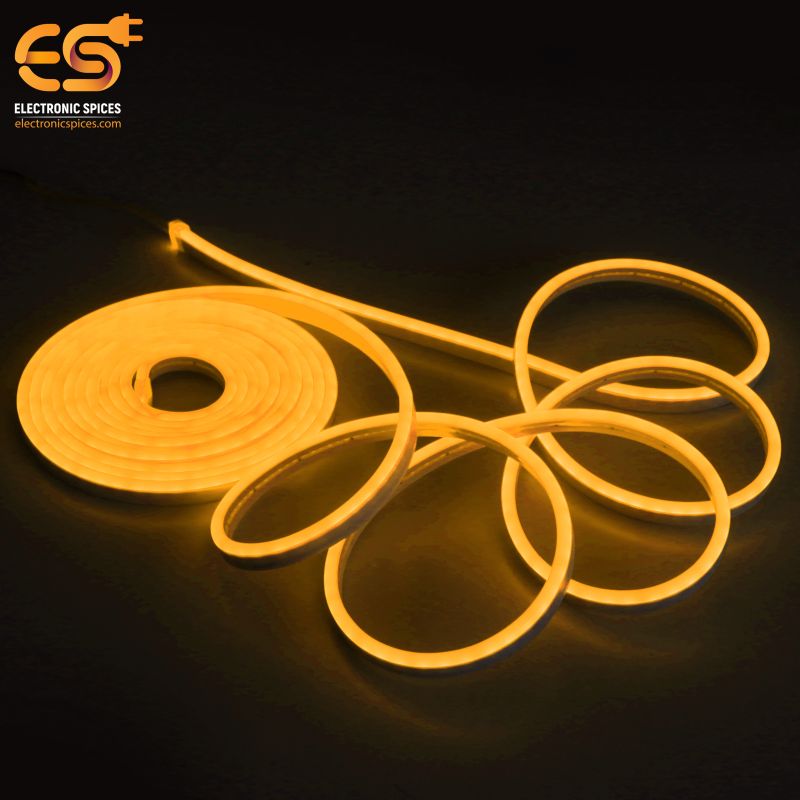 Buy 5m 12V Yellow Neaon Led Flexible | Electronicspices